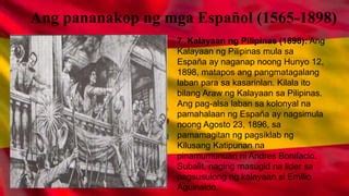 Kasaysayan ng Pilipinas (1565–1898) .